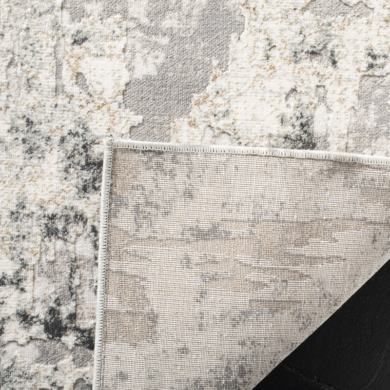 Dyllan Vogue Performance Abstract Rug, Square 3'