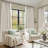 2 Panels（1 Pack) Two-layer Design 100% Blackout Memory Trained Pinch Pleated Farmhouse linen curtains for Dining Living Room bedroom -2052252210-2052252209