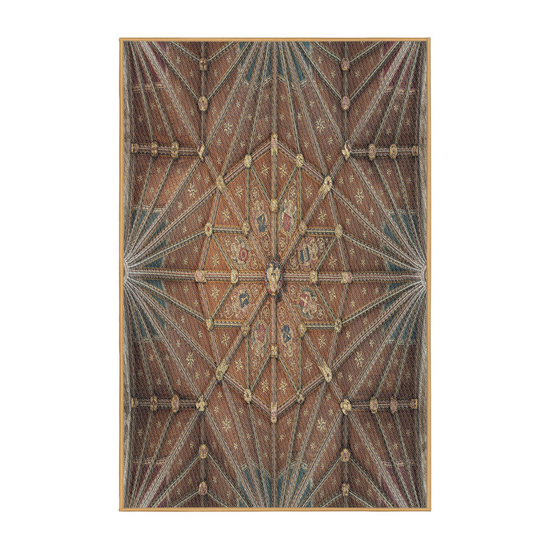 Tapis brun tissé à la machine, Rectangle 2 pi x 3 pi