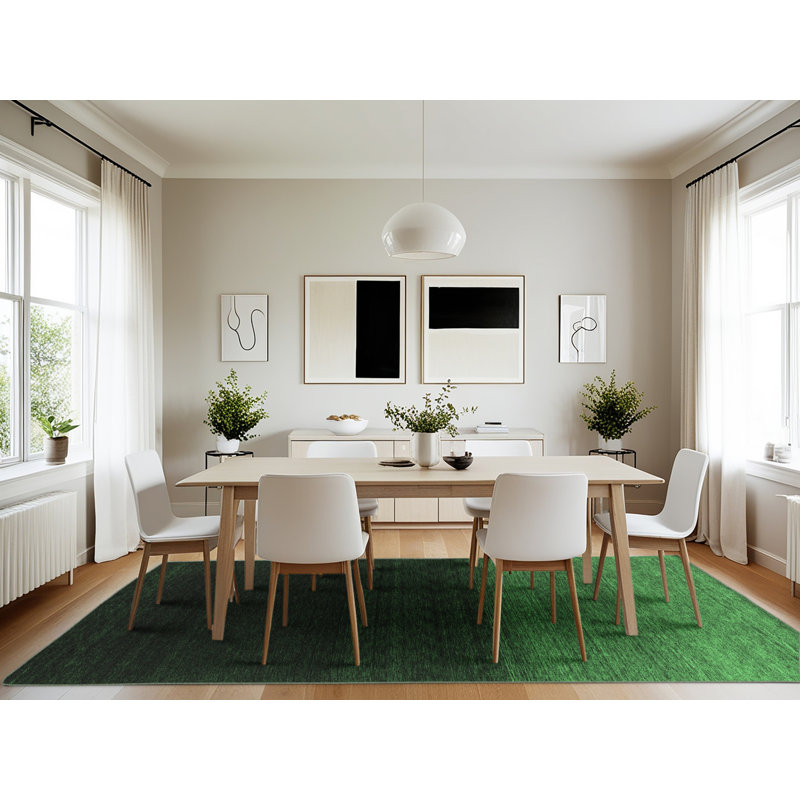 Washable Abstract Indoor Rug, Rectangle 7' x 10'