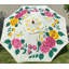 9' Wooden Umbrella with Hand Painted Cover-1841093812