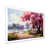 White Picture Framed