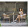 Ocean Stacking Patio Dining Armchair Frame with Cushion