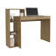 Bureau d'ordinateur, 3 tablettes, pin clair