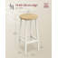 Bar Stool with Metal Frame and Footrest-2105060663