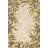 Green Leaf Figure Patterned Woven Base Rug-546688043
