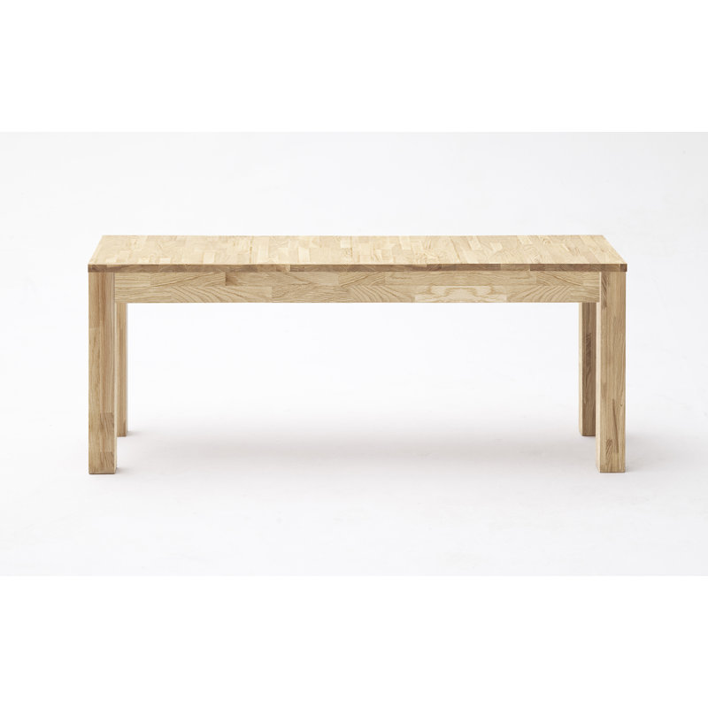 Cropper Solid Wood Bench, Beech heartwood, 47cm H x 145cm W x 35cm D
