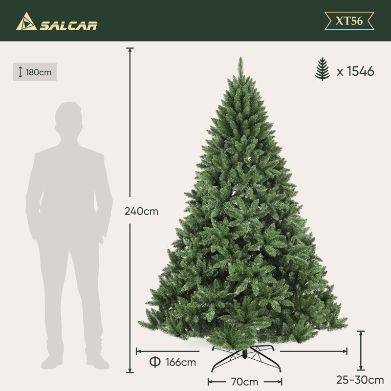 Artificial Christmas Tree, 7.87ft H