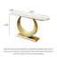 39.37 " W Stone Top Console Table