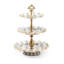 Sterling Check Three Tier Sweet Stand