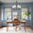 6 - Light Classical / Traditional Wagon Wheel Chandelier With Fabric Shaded