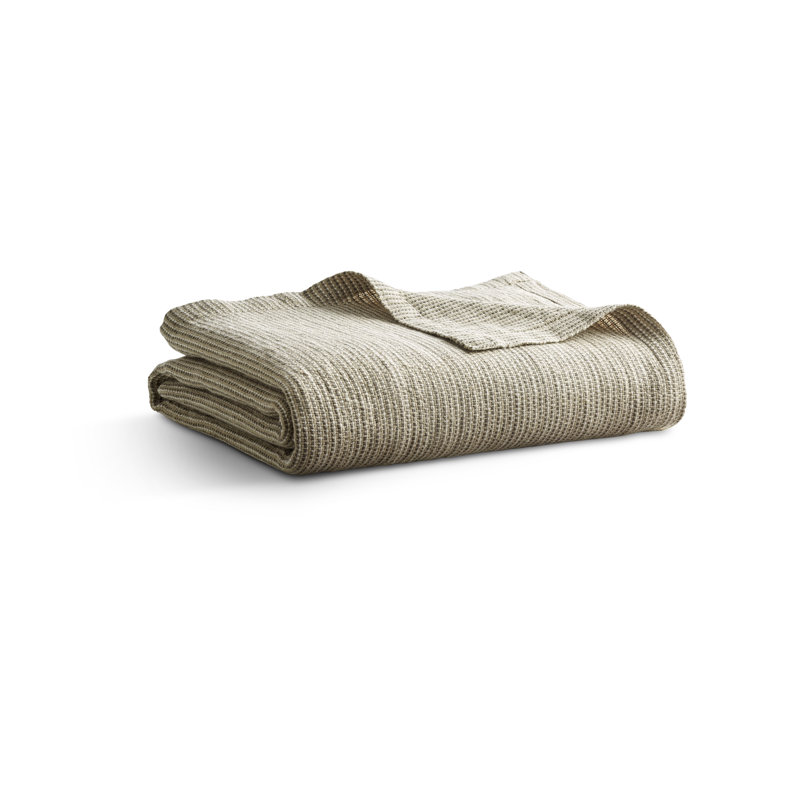 Marais Linen Throw in Beige, Beige