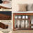 Upholstered Storage Bench with Flip Top And Adjustable Divider for Entryway, Bedroom, Living Room-403615834