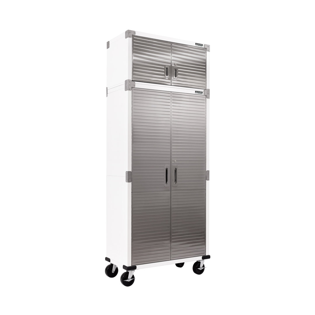 Seville Classics UltraHD 2 Piece Stainless Steel Storage System, 90" H x 36" W x 18" D UltraHD® 