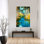 «Enchanted Forest River Peaceful Serene Tranquil Autumn Forest», art mural