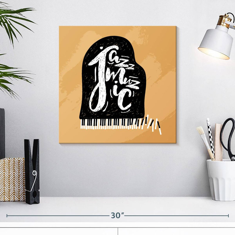 Abarca Jazz Piano, 16" H x 16" W