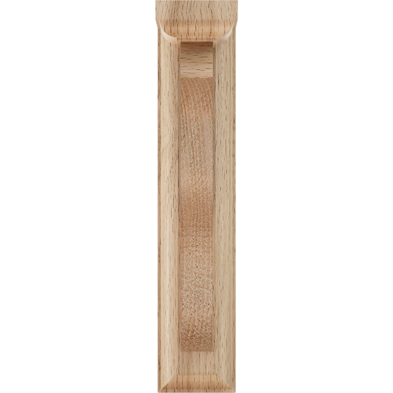Support traditionnel Hamilton, Chêne rouge, H 11 po x l 2,25 po x P 9 po