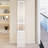 LED Dressing Mirror Cabinet,Cosmetic Organizer Cabinet, Jewelry Cabinet, 3 colors, Adjustable Brightness, Extra Large Mirror, Multi Layer High Capacity Storage