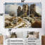 «Castles Winter Beauty - Châteaux», ensemble d'art mural-381294307-381294309