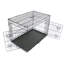 Branford Pet Puppy Cage Dog Animal Crate Foldable Transport Carrier with Tray-1876375014-1876375017