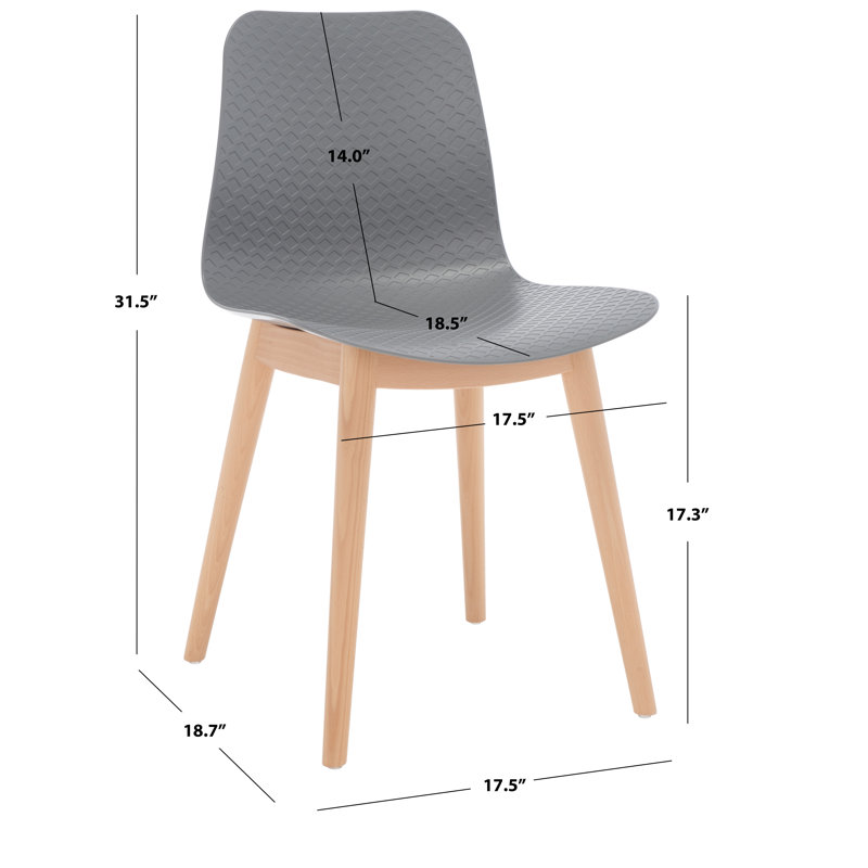 Chaise d'appoint Haddie, gris