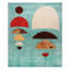 Mid Century Modern Hand Knotted Geometric Area Rug-622523601