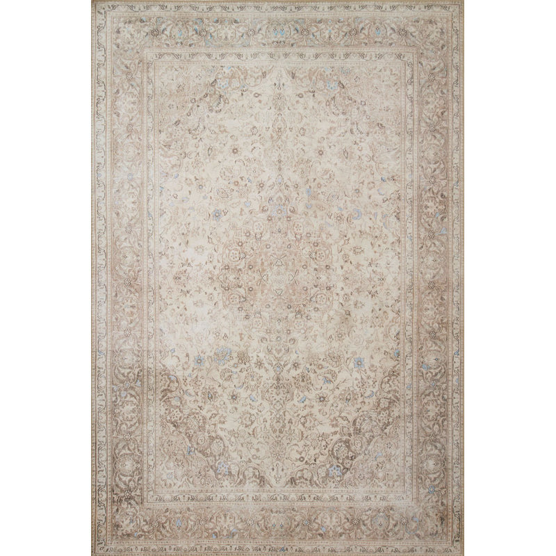 Baldemar Hand Hooked Oriental Indoor Rug, Rectangle 5' x 7'6"