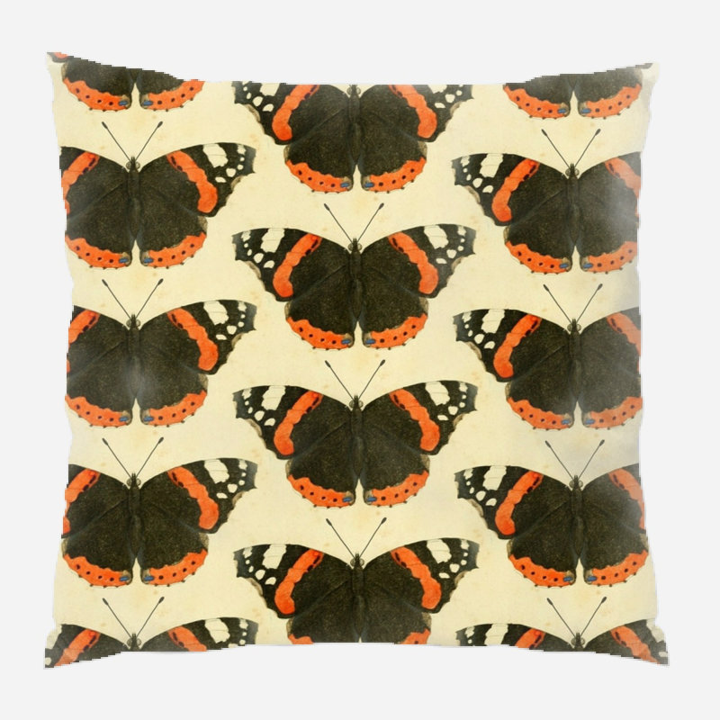 Coussin décoratif papillon, Intérieur