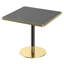 Table de salle à manger carrée moderne 31,5 po Tulip-419435132-419435130