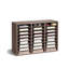 Organisateur de documents en bois 27 compartiments, tablettes réglables, centre de courrier en panneau de fibres à densité moyenne, rangement pour documents scolaires, documents, magazines-115899226-115899224