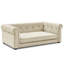 Lit pour chien surélevé beige, pour les grandes races, tissu facile à nettoyer élégant moyen / grand chien beige, statique-1506614413