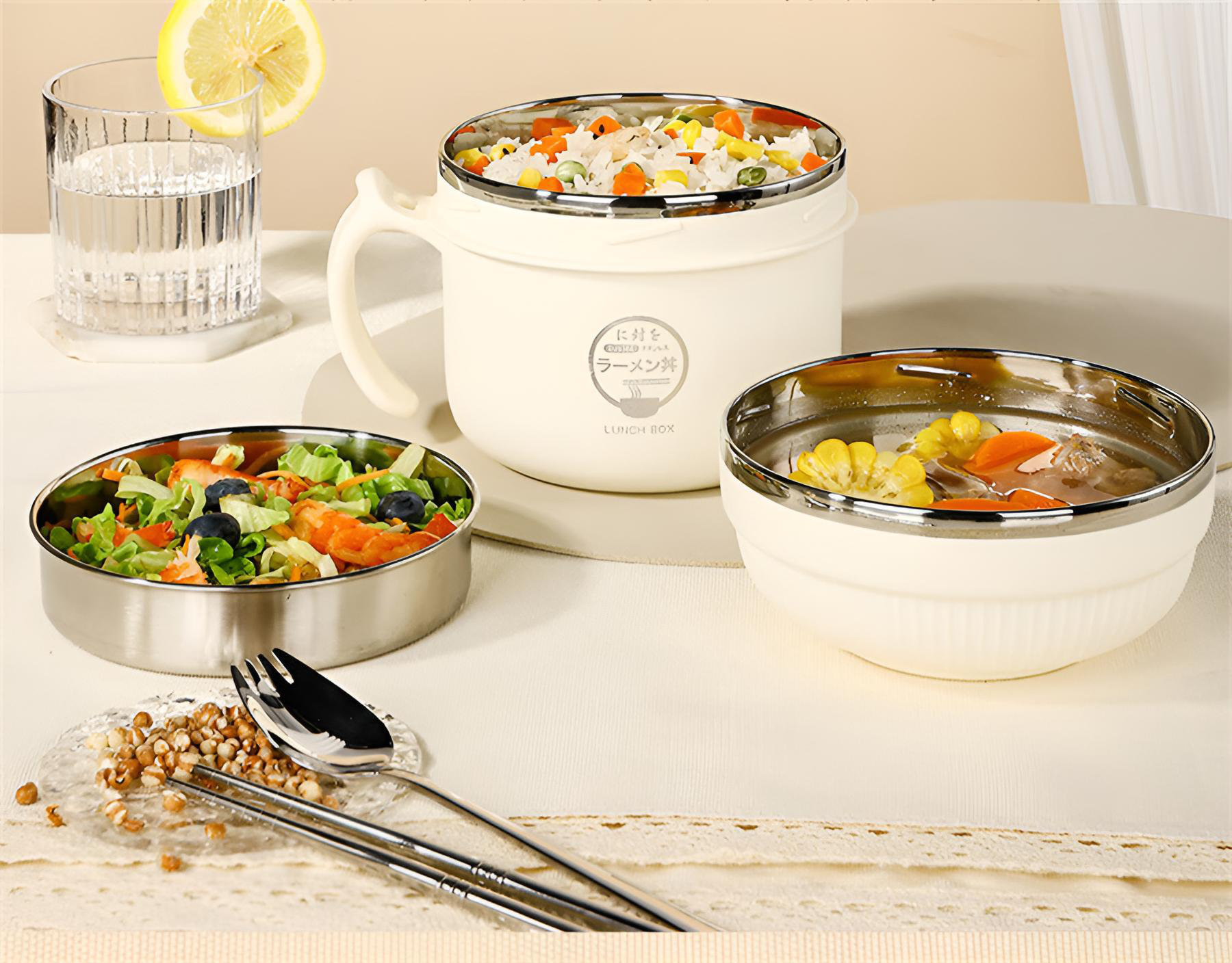 LIYONG Round Stainless Steel Food Storage Container | Wayfair