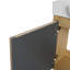 Meuble-lavabo mural 28 po avec lavabo en céramique blanche et porte à fermeture en douceur 28 po