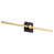 Noir mat / laiton antique est en rupture de stock