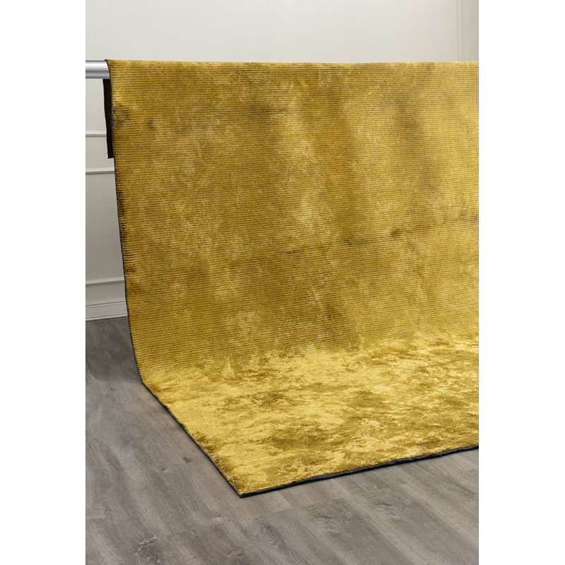 Saphirra Abstract Hand Loom Indoor / Outdoor Area Rug, Rectangle 5'3" x 7'6"
