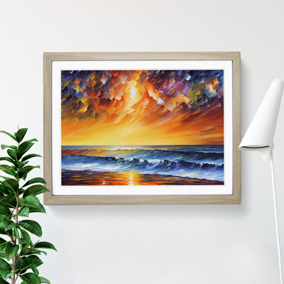 XH1022-4376X Golden Beach Vol.3 1 Piece Single Picture Frame Wall Art