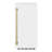 ZLINE Autograph 15 in. Touchstone Gourmet Ice Maker with Polished Gold Handle-109387521