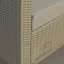 Rattan Corner Sofa - 5 Seater - Grey - Raised Dining Coffee Table