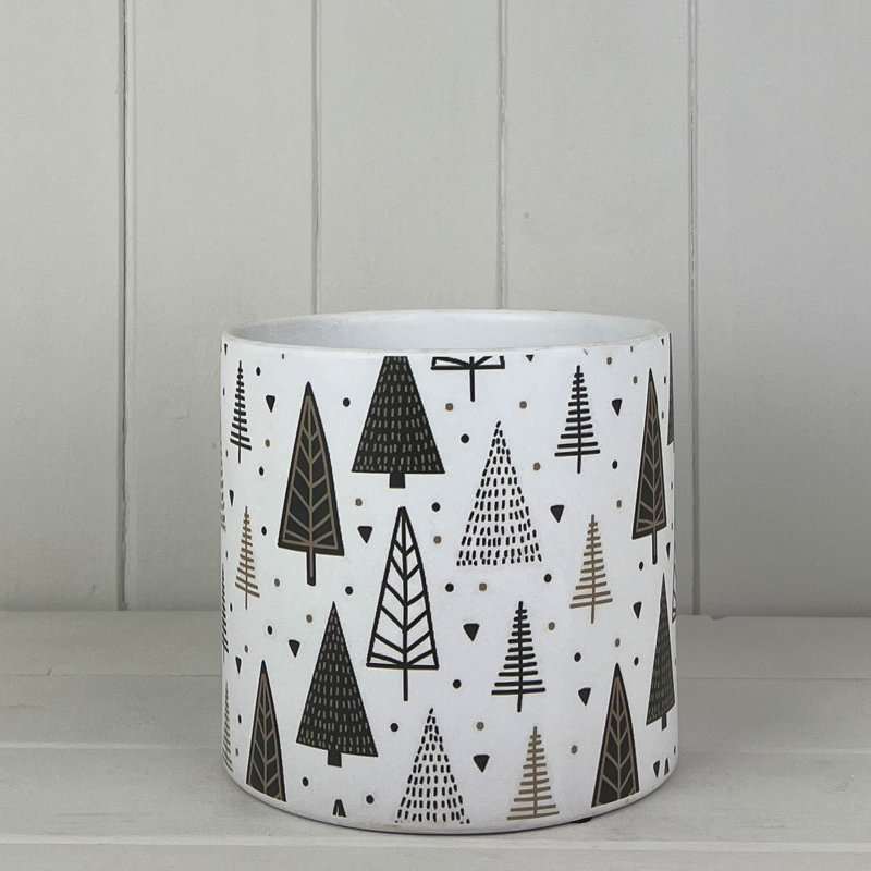 Large Tree Pot, 16cm H x 15.5cm W x 16cm D