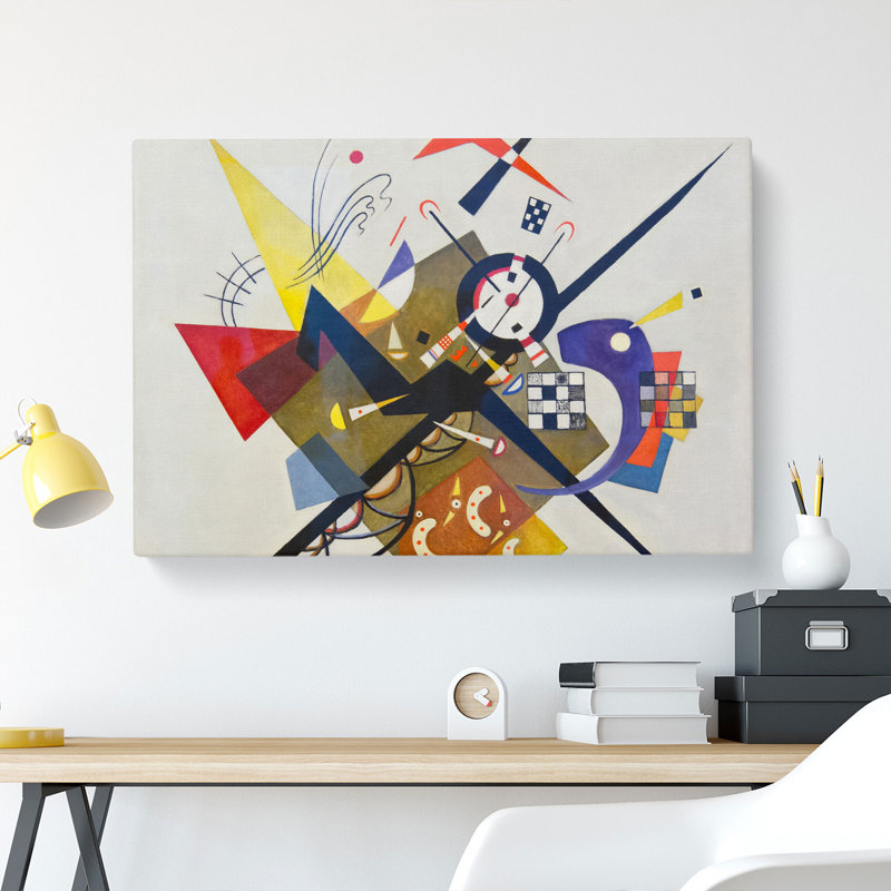 On White II by Wassily Kandinsky - Wrapped Canvas, 35cm H x 50cm W x 3cm D