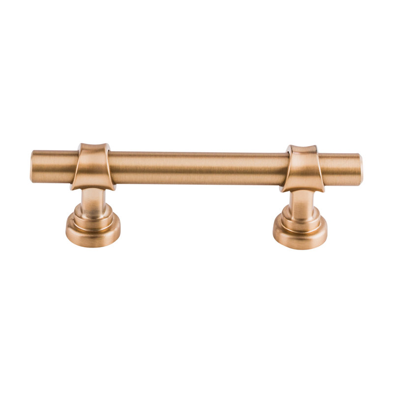 Bit Bar Pull, Brushed Bronze, 3" Center to Center