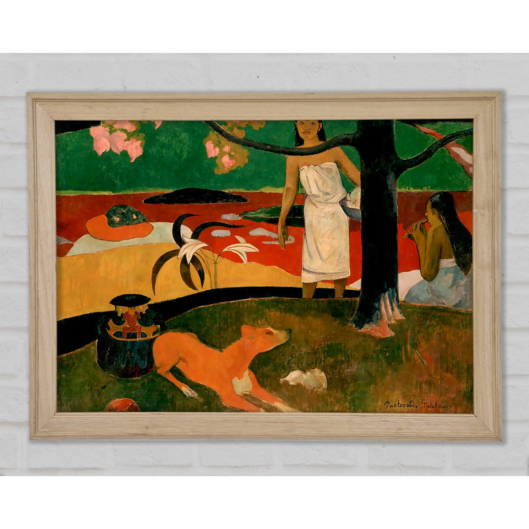 Gauguin Pastorales Tahitiennes - Einzelne Bilderrahmen Kunstdrucke