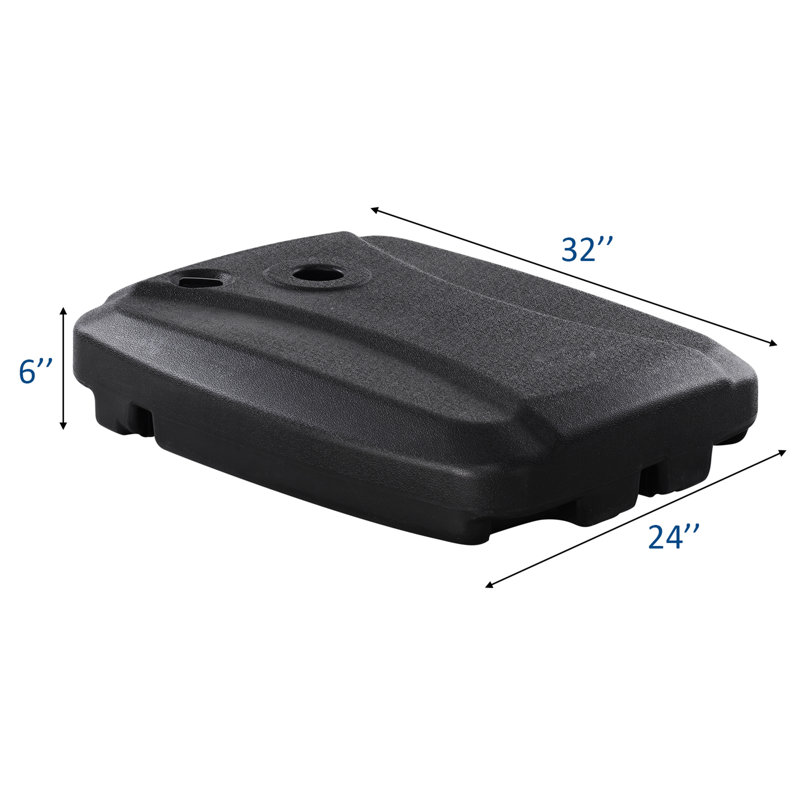 Base de parasol autoportante en plastique Asucena
