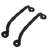 Heavy Duty Rustic Iron Twisted Barn Door Pull Handles