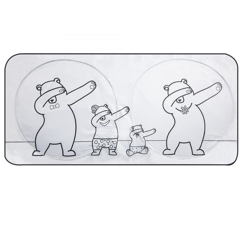 Pare-brise voiture Dancing Bears, H 33,50 po x l 63 po x P 1 po