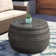 Bilkis Round Glass Top Wicker Coffee Table