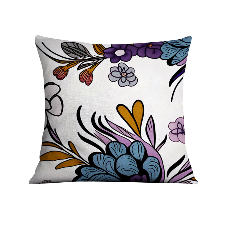Coussin décoratif, Polyester, H 16 po x l 16 po