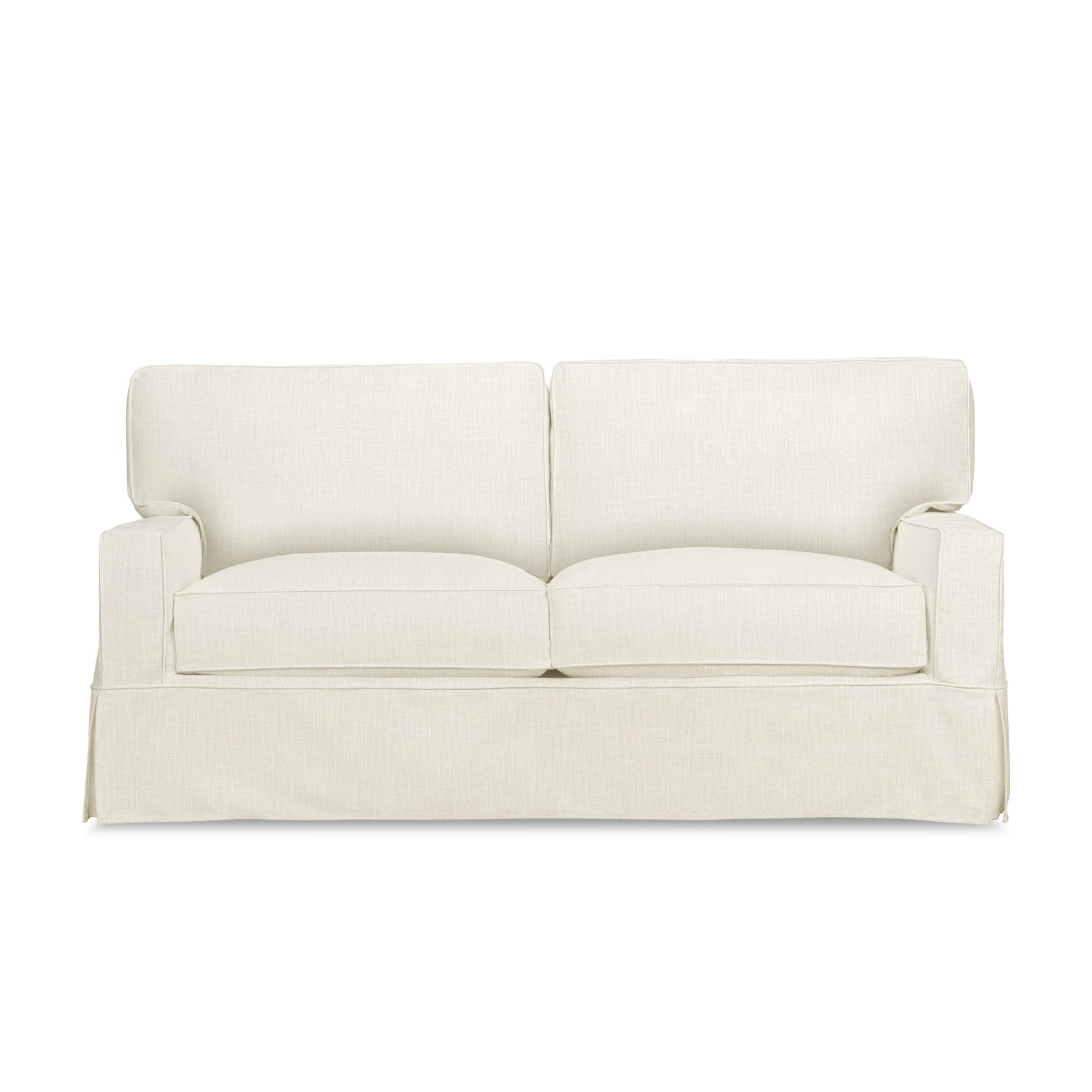 Taylor 78'' Slipcovered Sofa, Conversation Pearl Basketweave