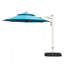 Parasol rond en porte-à-faux avec mât central-283104647