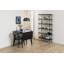 Colberta 172cm H x 94cm W Steel Etagere Bookcase